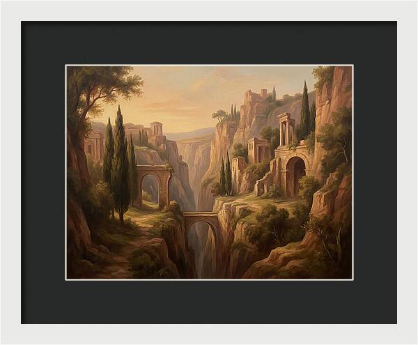 Canyon Tranquility At Twilight