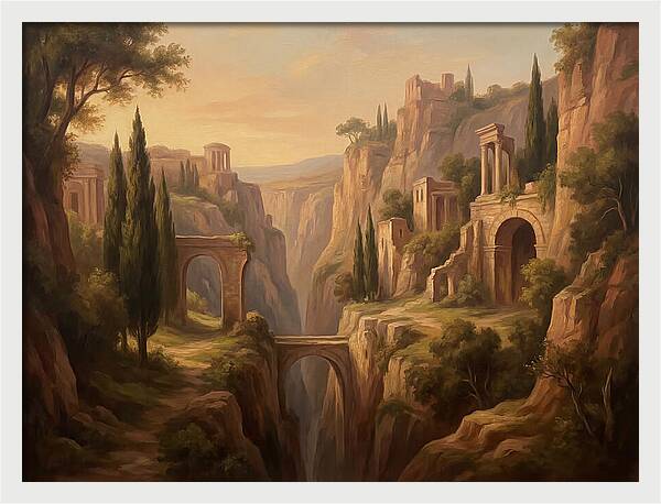 Canyon Tranquility At Twilight