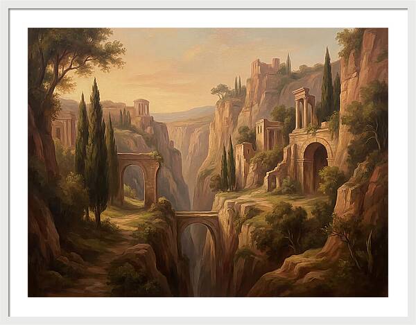 Canyon Tranquility At Twilight