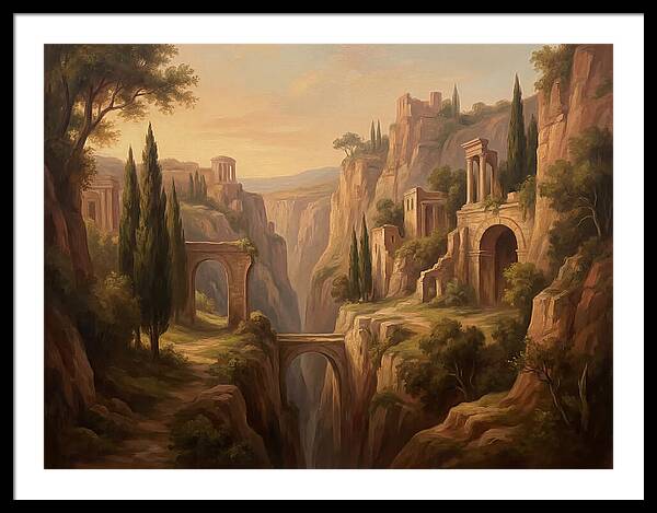 Canyon Tranquility At Twilight