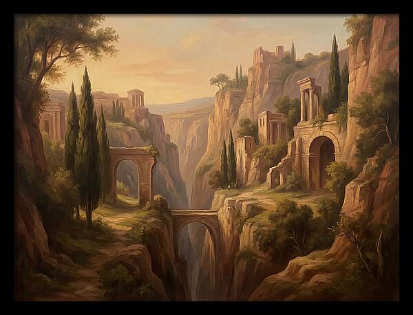 Canyon Tranquility At Twilight