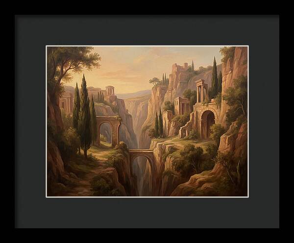 Canyon Tranquility At Twilight