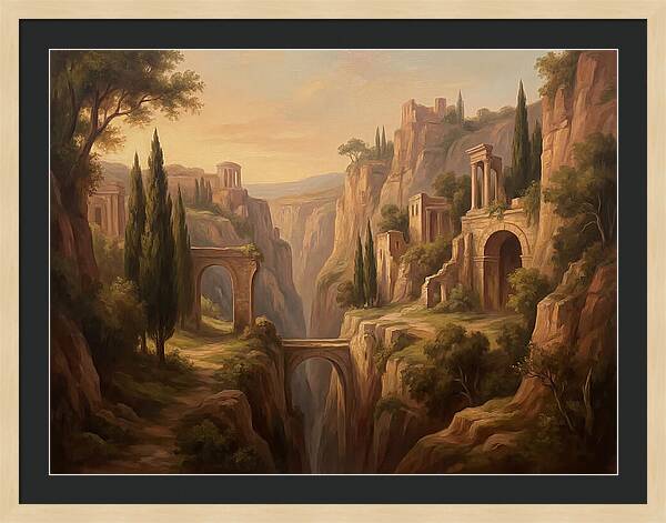 Canyon Tranquility At Twilight