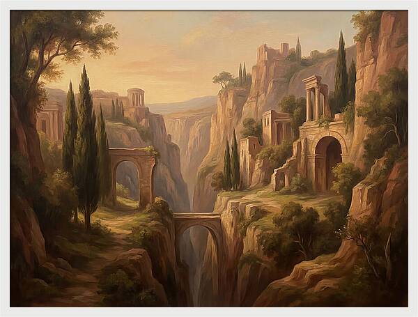 Canyon Tranquility At Twilight