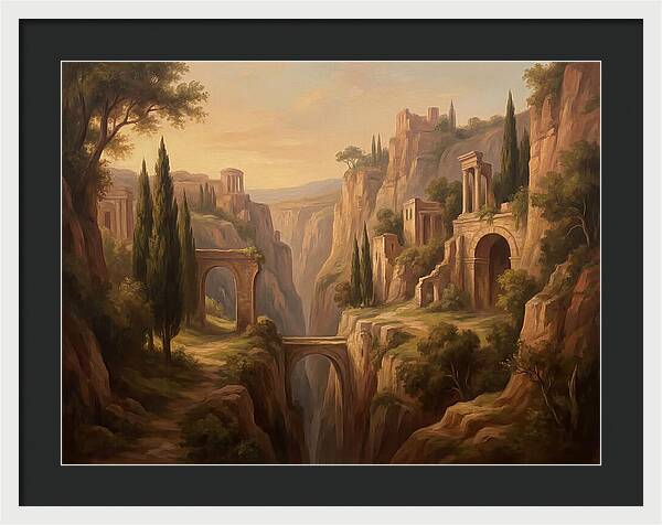 Canyon Tranquility At Twilight