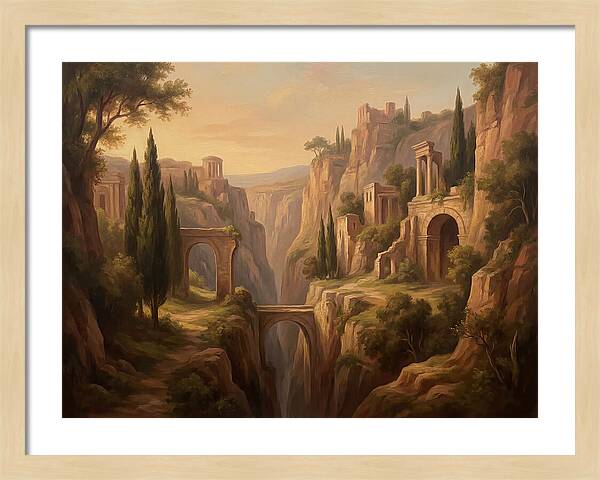 Canyon Tranquility At Twilight