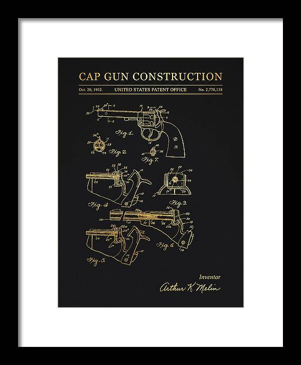 Cap Gun Wham O Gold Patent Us2778138a