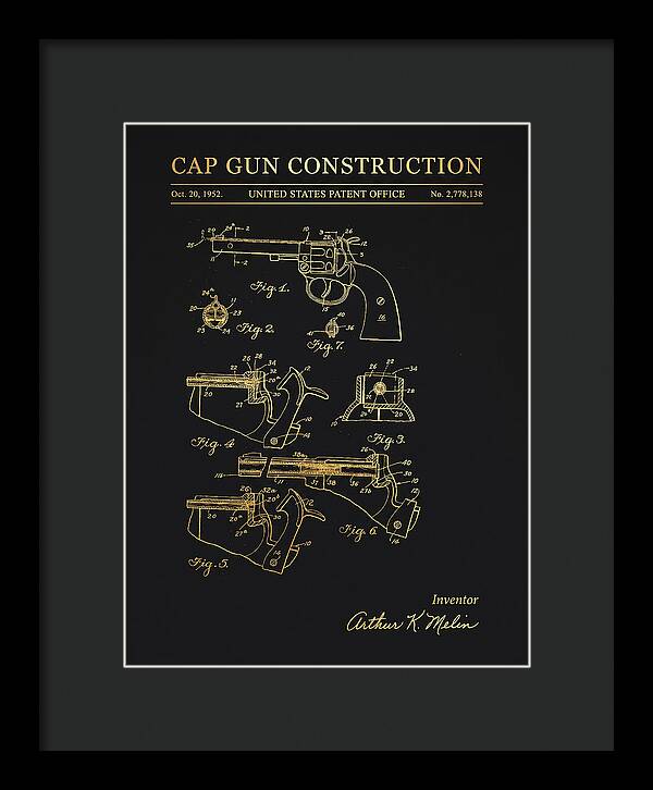 Cap Gun Wham O Gold Patent Us2778138a