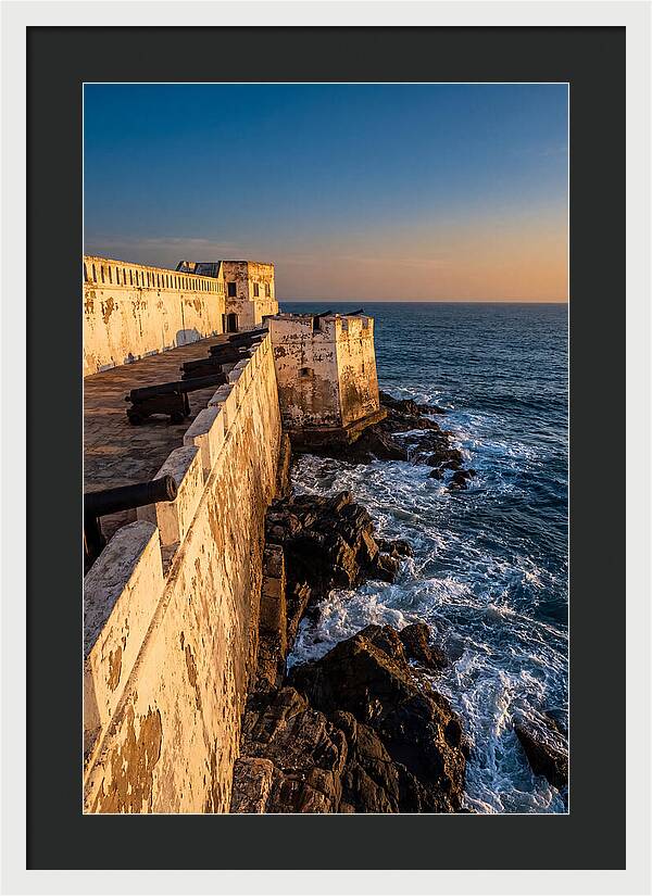 Cape Coast Castle At Golden Hour