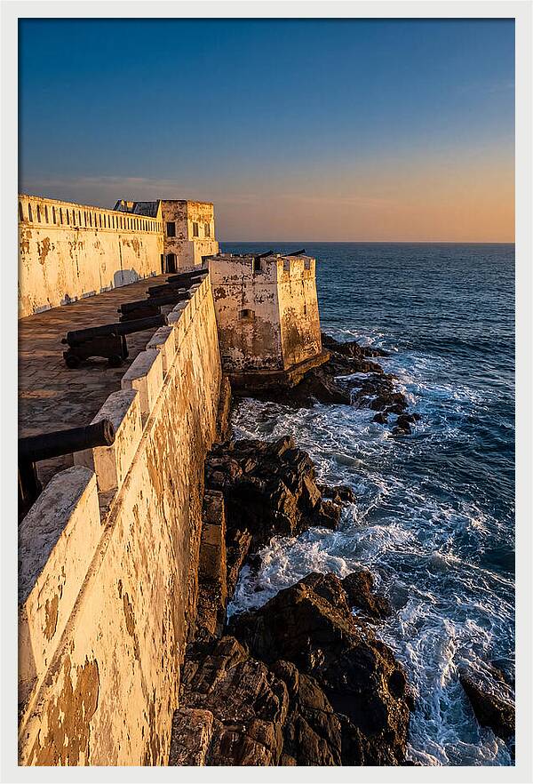 Cape Coast Castle At Golden Hour