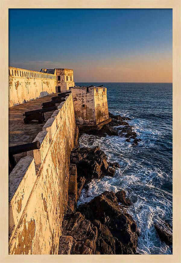 Cape Coast Castle At Golden Hour