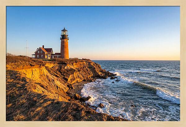 Cape Cod Highland Light At Sunset