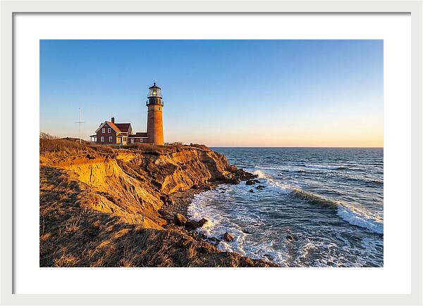 Cape Cod Highland Light At Sunset
