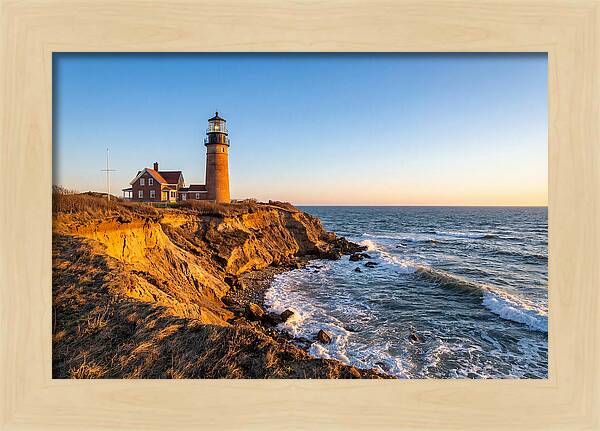 Cape Cod Highland Light At Sunset