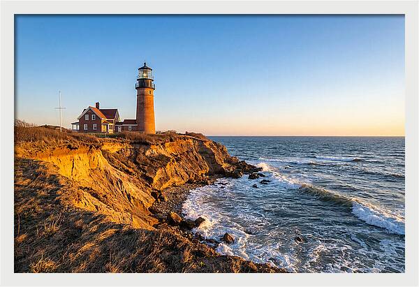 Cape Cod Highland Light At Sunset