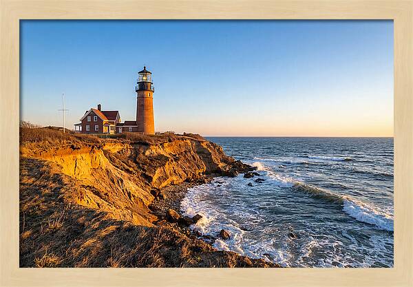 Cape Cod Highland Light At Sunset