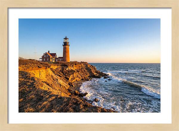 Cape Cod Highland Light At Sunset