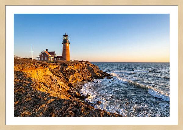 Cape Cod Highland Light At Sunset