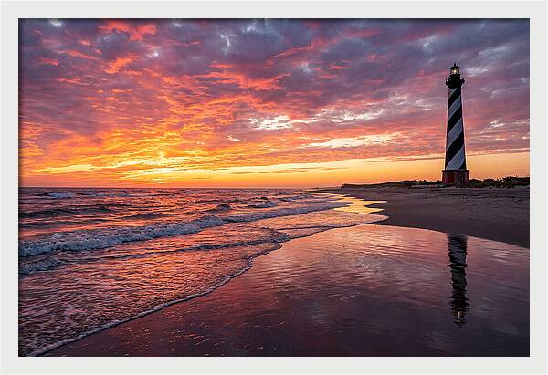 Cape Hatteras Lighthouse At Dawn