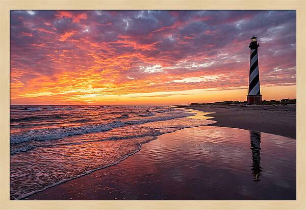 Cape Hatteras Lighthouse At Dawn