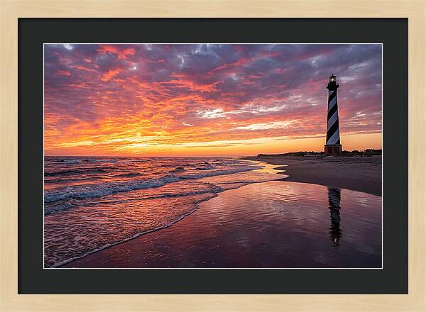 Cape Hatteras Lighthouse At Dawn