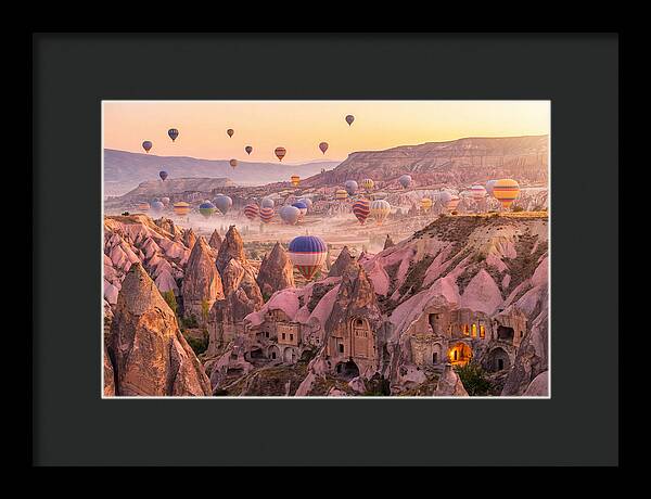 Cappadocia Balloons At Sunrise