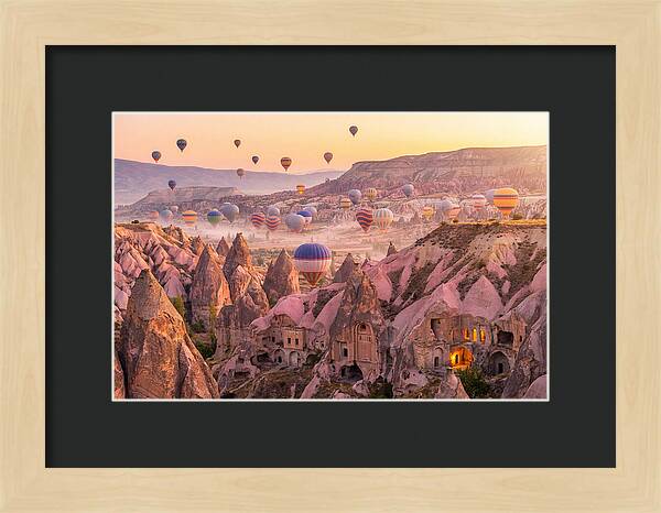 Cappadocia Balloons At Sunrise