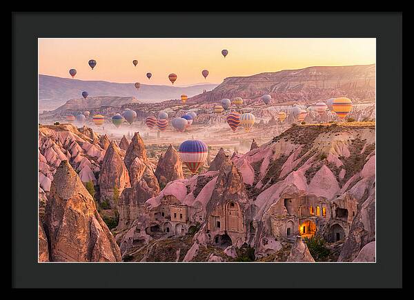 Cappadocia Balloons At Sunrise