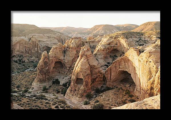 Cappadocia Rock Formations At Dusk