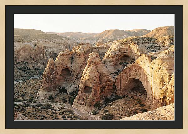 Cappadocia Rock Formations At Dusk