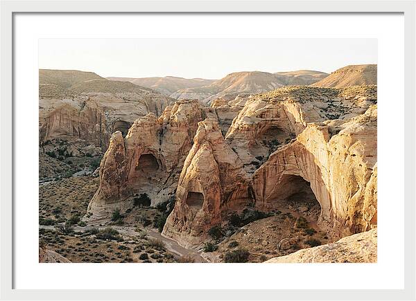 Cappadocia Rock Formations At Dusk