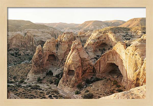 Cappadocia Rock Formations At Dusk