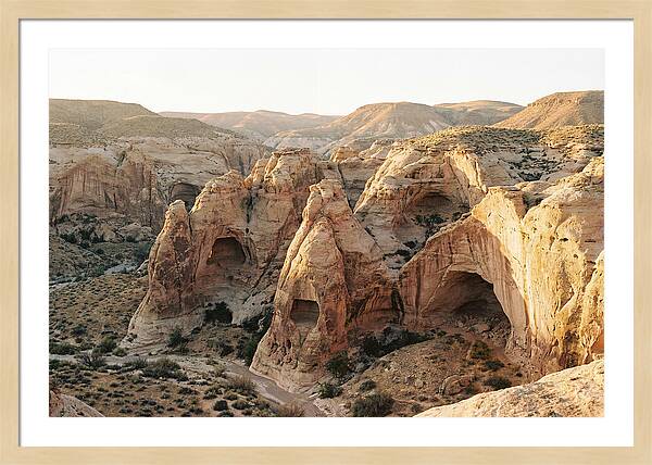 Cappadocia Rock Formations At Dusk