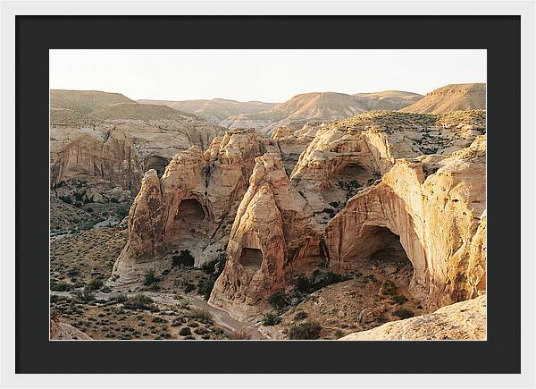 Cappadocia Rock Formations At Dusk
