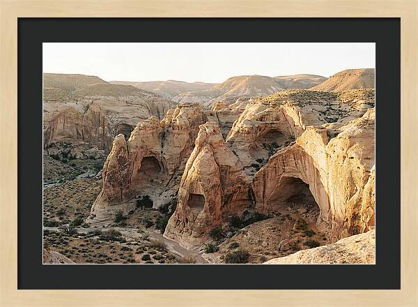 Cappadocia Rock Formations At Dusk