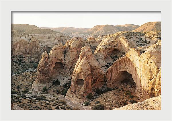 Cappadocia Rock Formations At Dusk
