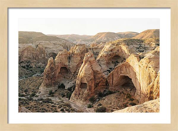 Cappadocia Rock Formations At Dusk