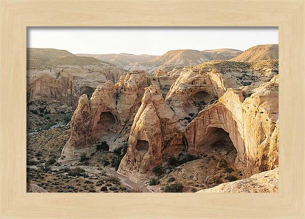 Cappadocia Rock Formations At Dusk