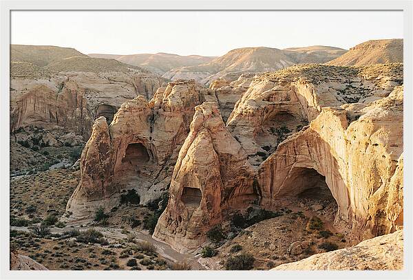 Cappadocia Rock Formations At Dusk