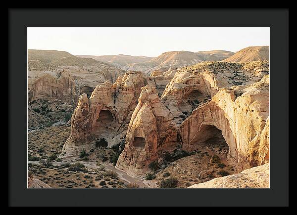 Cappadocia Rock Formations At Dusk