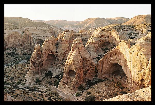 Cappadocia Rock Formations At Dusk