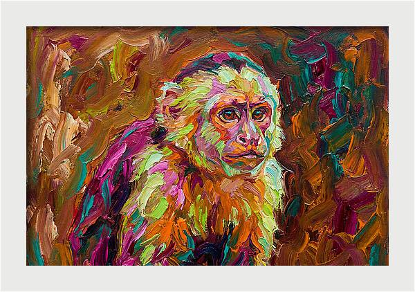 Capuchin Monkey Expressionism