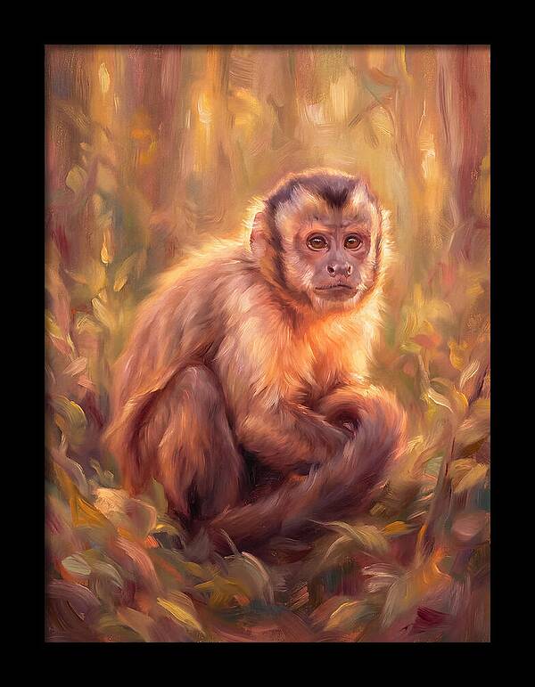 Capuchin Monkey In Forest