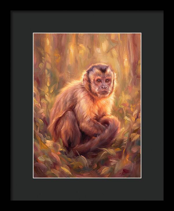 Capuchin Monkey In Forest