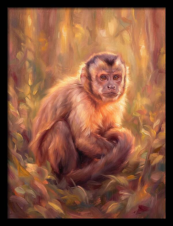 Capuchin Monkey In Forest