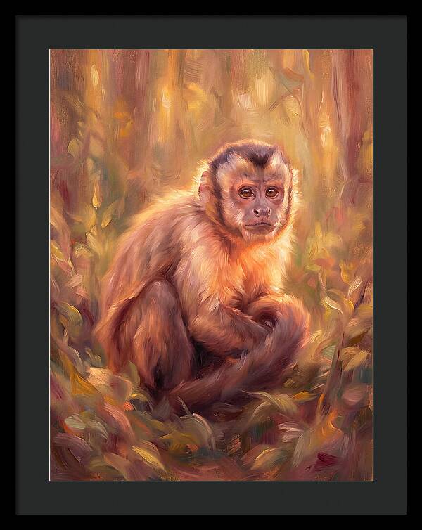 Capuchin Monkey In Forest
