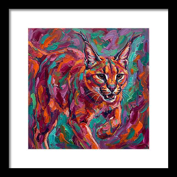 Caracal In Vibrant Colors