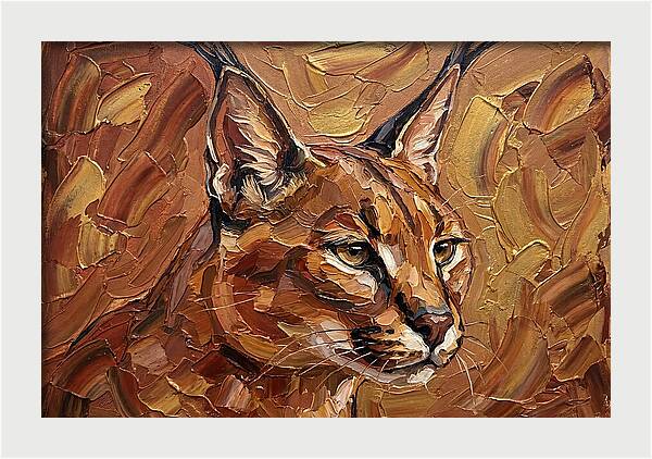 Caracal In Warm Tones