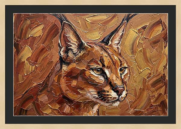 Caracal In Warm Tones