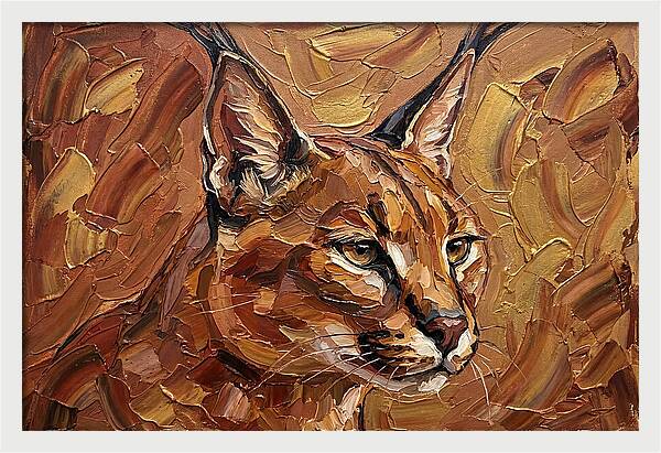 Caracal In Warm Tones